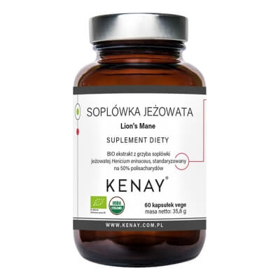 Kenay Lion\'s Mane Soplówka jeżowata 60 kapsułek