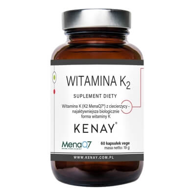 Kenay Witamina K2 Mena Witamina K2 Mena Q7 z ciecierzycy 60 kapsułek