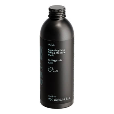 Oio Lab O-Mega Milk - Refill Oczyszczające mleczko i nawilżająca maska do twarzy - uzupełnienie 200 ml