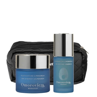 Omorovicza Blue Diamond Premium Ritual ZESTAW Ujędrniający krem ​​do twarzy z peptydami diamentowymi 50 ml + Serum regenerujące z peptydami diamentowymi 30 ml