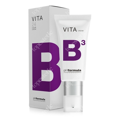 pHformula VITA B3 Cream 24h 24-godzinny krem nawilżający, łagodząco-przeciwnaczynkowy z 5% Niacyną 20 ml