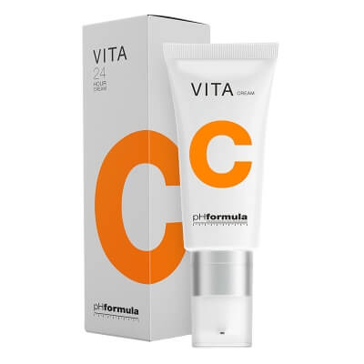 pHformula VITA C Cream 24-godzinny krem nawilżający, o silnym działaniu antyoksydacyjnym z witaminą C 20 ml