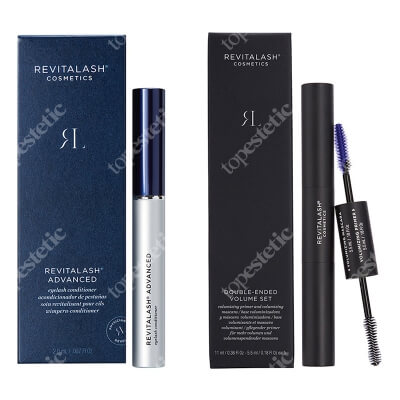 Revitalash RevitaLash Advanced And Mascara ZESTAW Odżywka stymulująca wzrost rzęs - 3 miesięczna kuracja 2,0 ml + Tusz i podkład 2w1, 11 ml