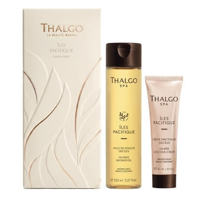 Thalgo Iles Pacifique Discovery Body ZESTAW Egzotyczny olejek pod prysznic 150 ml + Egzotyczny krem do ciała 30 ml