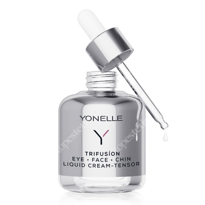 Yonelle Trifusion Eye-Face-Chin Liquid Cream-Tensor Płynny krem-napinacz pod oczy, na twarz i podbródek 50 ml