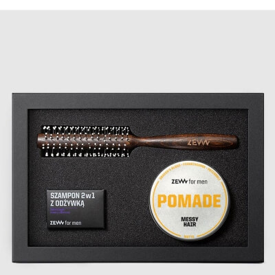 Zew For Men Miejski Gentleman z Pomadą ZESTAW Szampon i odżywka 85 ml + Roller 1 szt + Pomada do włosów 100 ml