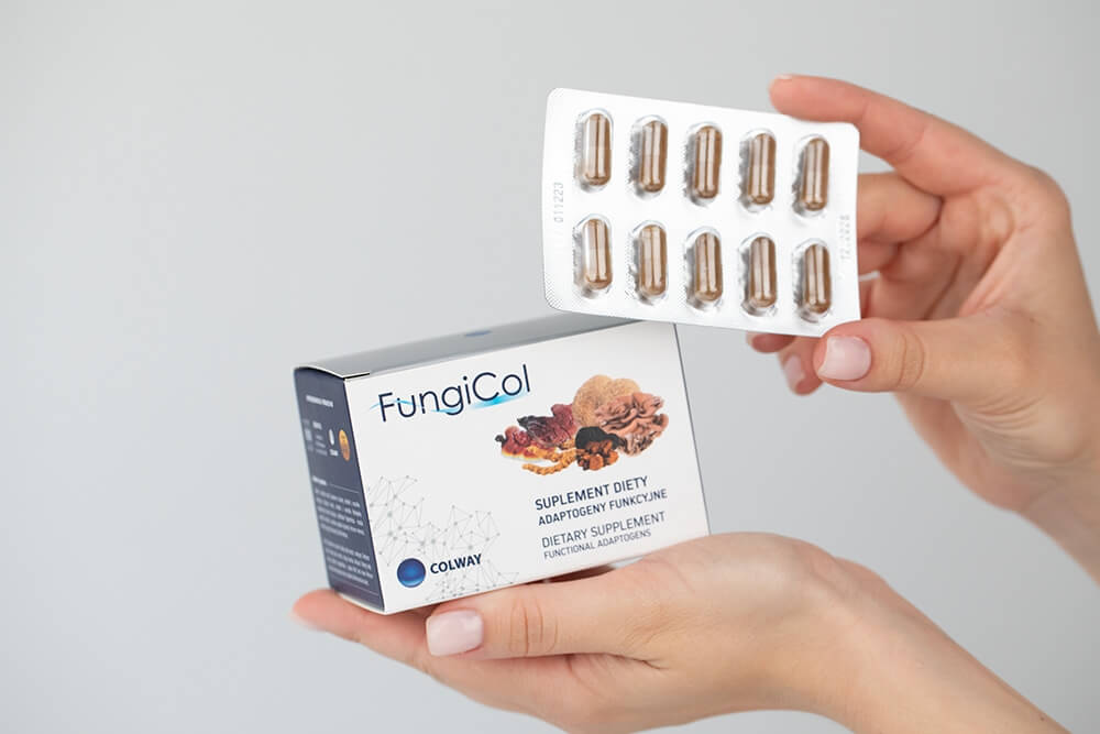 Colway FungiCol Suplement diety - Adaptogeny funkcyjne 60 kps.