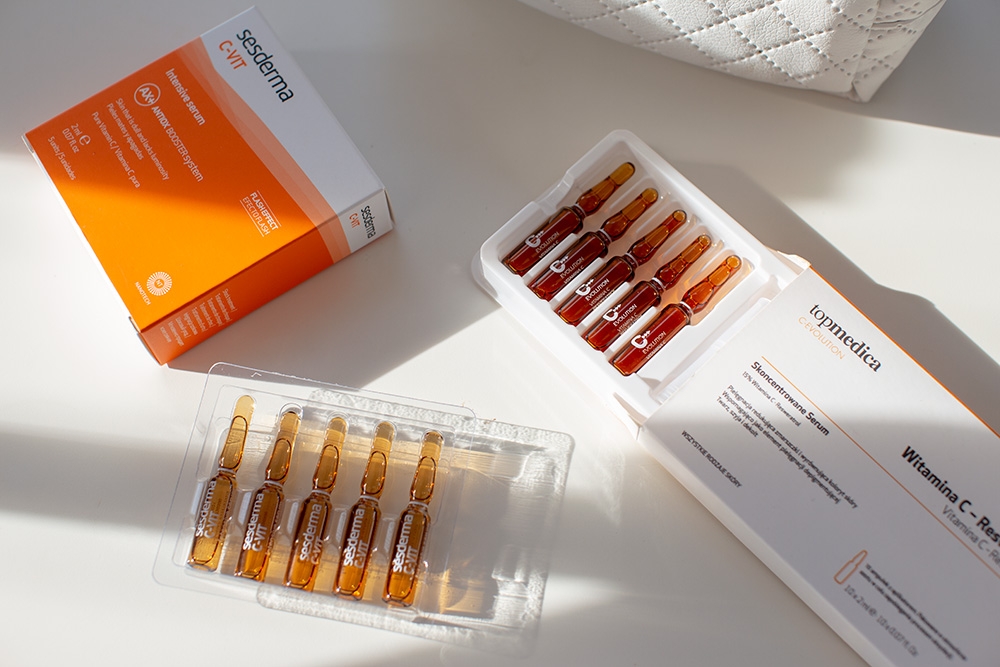 topmedica Vitamina C - Resveratrol Witamina C - Resweratrol 10 x 2mlSesderma C-VIT Intensive Serum Intensywne Serum 12% Ampułki 5 x 2 ml