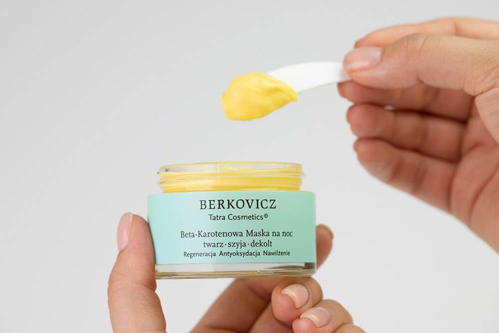 Berkovicz Beta Carotene Regenerating Night Mask Maska regenerująca na noc z beta-karotenem twarz i szyja 50 ml