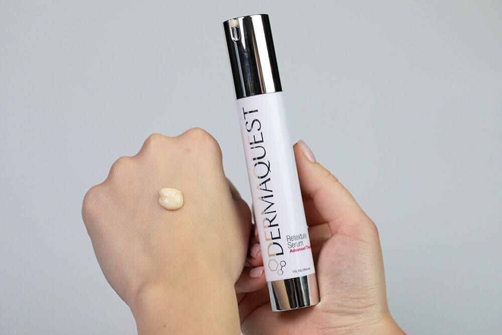 Dermaquest Retexture Serum Specjalistyczne serum z kwasem glikolowym [5%], retinolem [1%] i heksylorezorcynolem [1%] 29,6 ml
