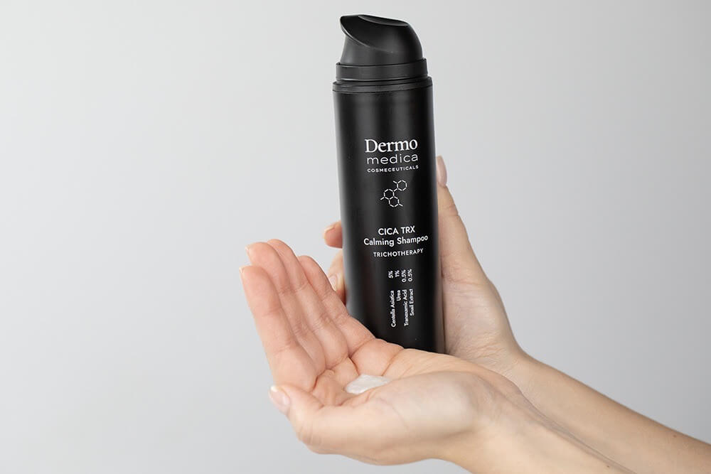 Dermomedica CICA TRX Calming Shampoo Łagodzący szampon dla wrażliwej skóry głowy skłonnej do stanów zapalnych i podrażnień 200 ml