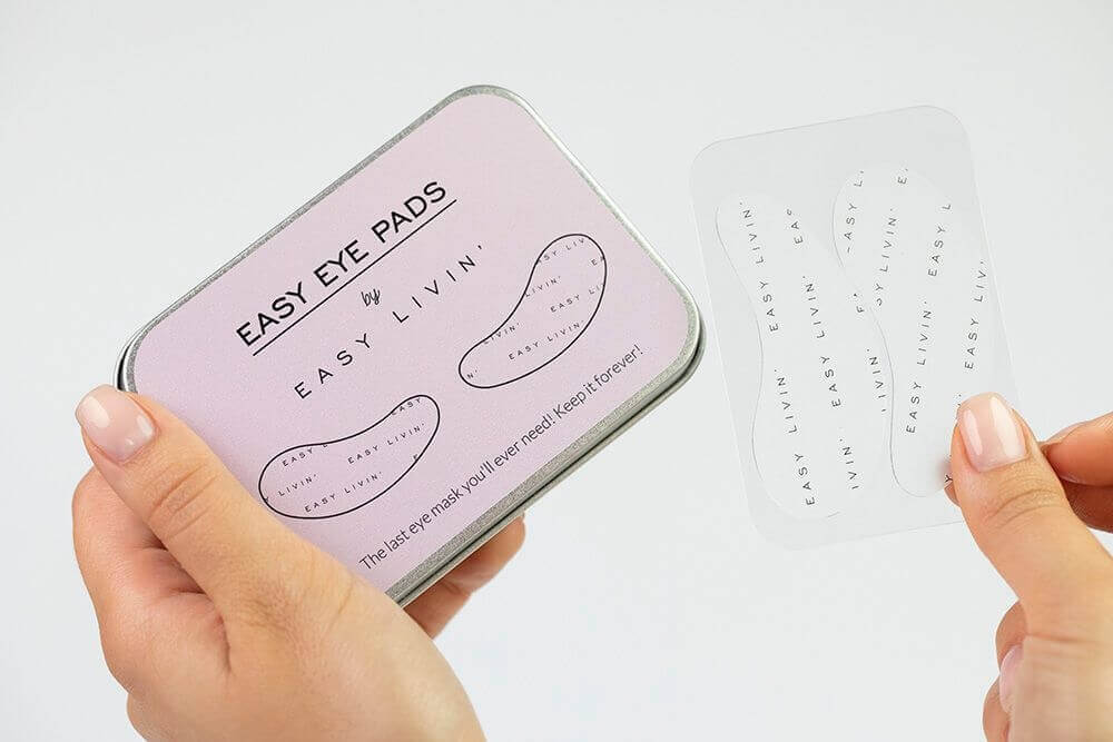 Easy Livin Easy Eye Pads Wielorazowe płatki pod oczy z silikonu 2 szt