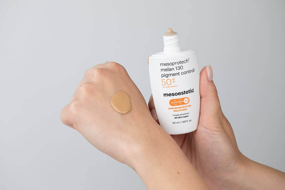 Mesoestetic Mesoprotech Melan 130 SPF 50+ Fluid koloryzujący 50 ml