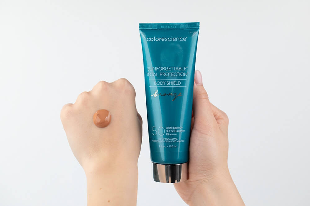 Colorescience Body Shield SPF 50 Minerały w emulsji do ciała SPF50 PA+++ ( kolor bronze) 120 ml