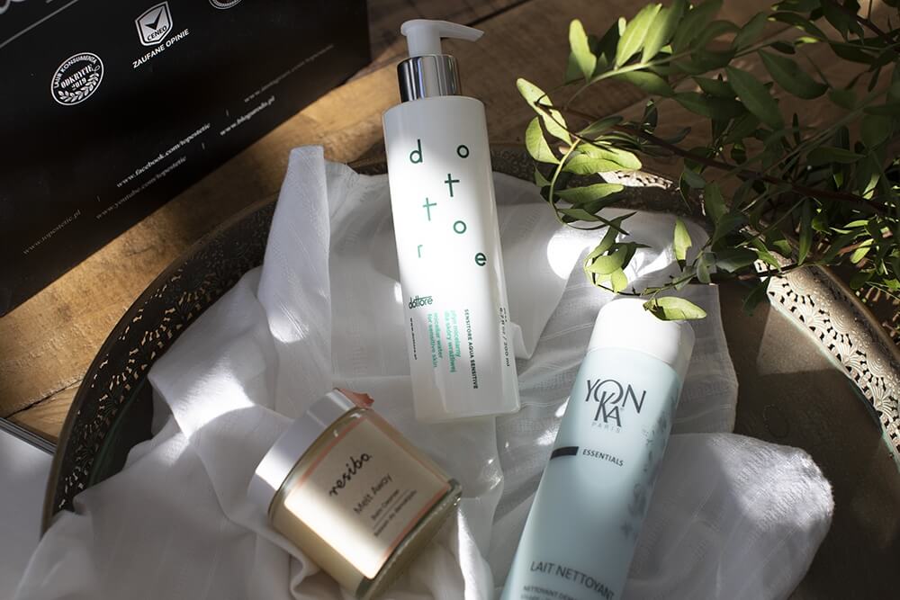 Resibo Melt Away Balsam do demakijażu 100 mlDottore Sensitore Aqua Sensitive Płyn micelarny dla skóry wrażliwej 200 mlYonka Lait Nettoyant Mleczko do demakijażu 200 ml