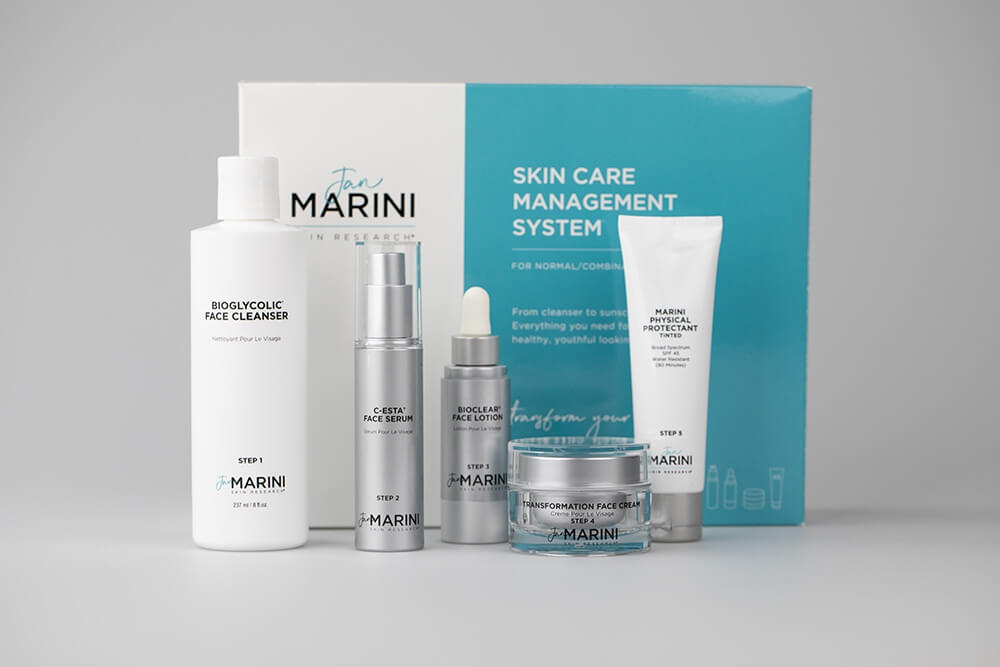 Marini SkinSolutions Skin Care Management System™ Tinted ZESTAW Przeciwzmarszczkowy dla skóry normalnej i mieszanej 1 szt