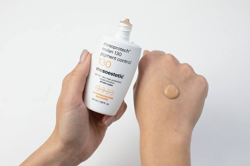 Mesoestetic Mesoprotech Melan 130 SPF 50+ Fluid koloryzujący 50 ml