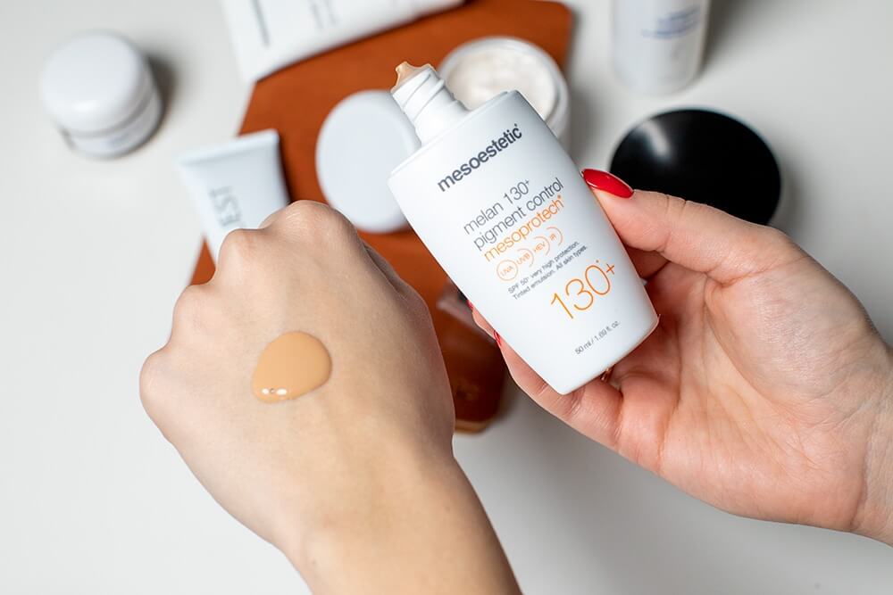 Mesoestetic Mesoprotech Melan 130 SPF 50+ Fluid koloryzujący 50 ml