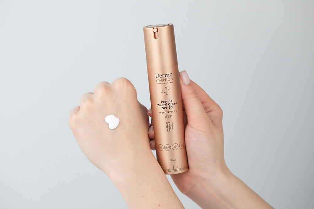 Dermomedica Peptide Mineral Cream SPF 50 Peptydowy krem z wysoką ochroną mineralną 60 ml
