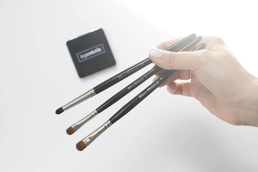 Bikor Pro Brush N°6 Pędzel do cieniBikor Pro Brush N°5 Pędzel do cieni, pudru i korektoraBikor Pro Brush N°17 Eyeshadows Okrągły pędzel do rozcierania cieni 1 szt
