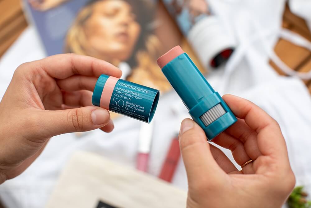 Colorescience Sunforgettable Total Protection Color Balm SPF 50 Balsam do ust oraz policzków (kolor Blush) 9 g