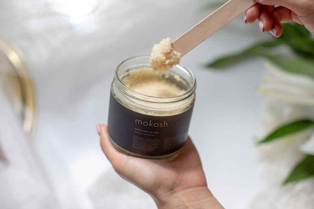 Mokosh Icon Peeling Solny Do Ciała Peeling - Wanilia z tymiankiem 300 g