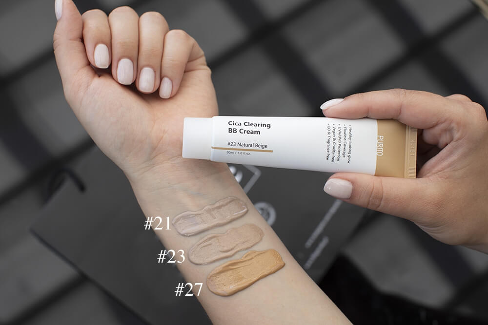 Purito Cica Clearing BB Cream Krem BB cica (21 Light Beige) 30 mlPurito Cica Clearing BB Cream Krem BB cica (23 Natural Beige) 30 mlPurito Cica Clearing BB Cream Krem BB cica (27 Sand Beige) 30 ml