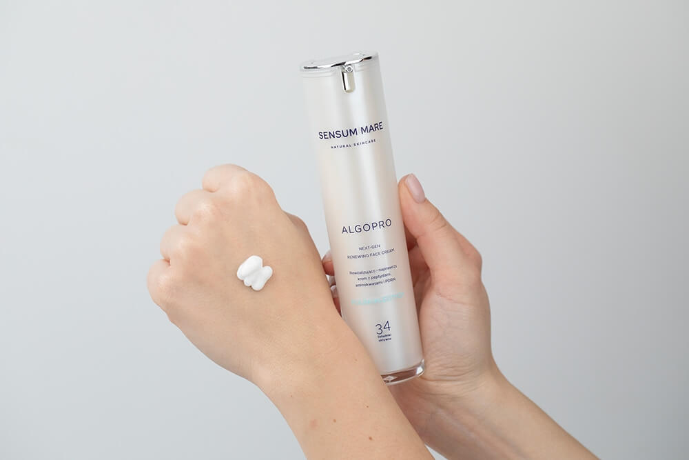 Sensum Mare Next-Gen Renewing Face Cream Rewitalizująco-naprawczy krem z 9% kompleksem peptydów i aminokwasów z PDRN 50 ml