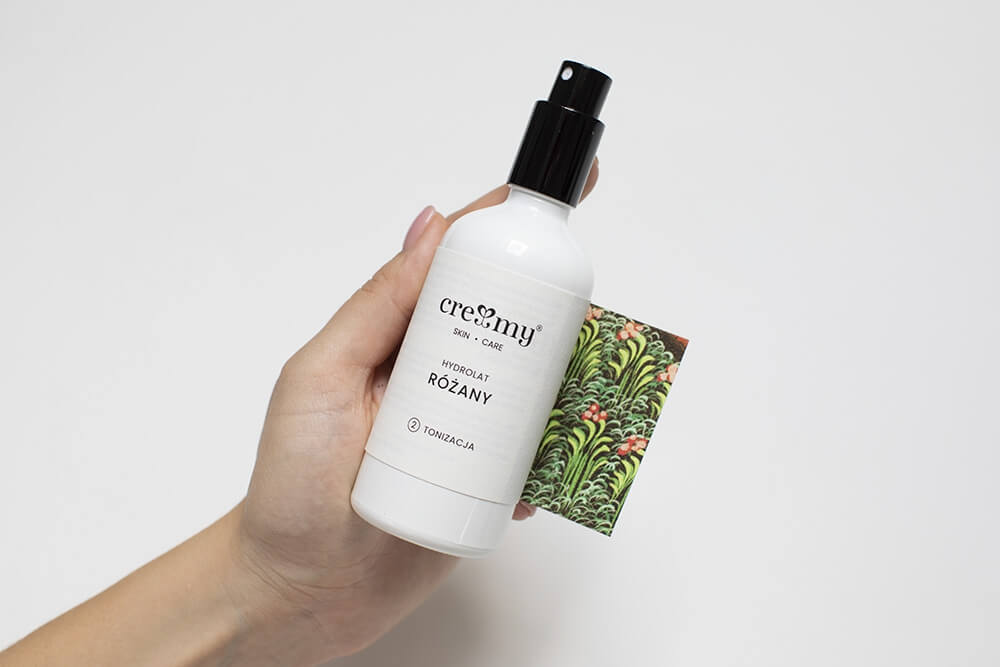 Creamy Hydrolat Różany Tonizuje, łagodzi, zmniejsza zaczerwienienia 100 ml