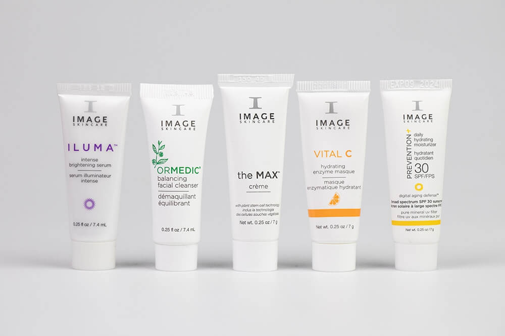 Image Skincare Post-Treatment Trial Kit ZESTAW podróżny po profesjonalnym zabiegu złuszczającym 5x7,4 ml