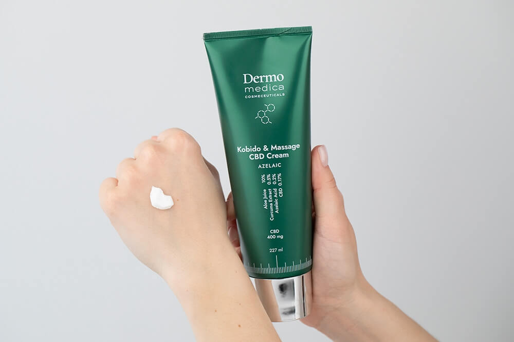 Dermomedica Kobido and Massage CBD Cream Preparat do masażu profesjonalnego ciała i twarzy 200 ml