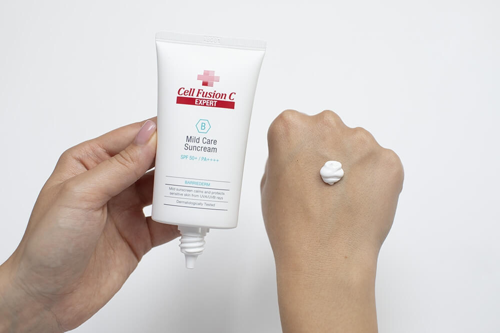 Cell Fusion C Expert Mild Care Suncream SPF 50+/PA++++ Łagodzący krem z bardzo wysoką ochroną przeciwsłoneczną 50 ml