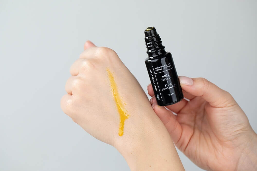 Ministerstwo Dobrego Mydła Róża - Malina + Kwas Xymenowy Serum pod oczy i na okolice ust 15 ml