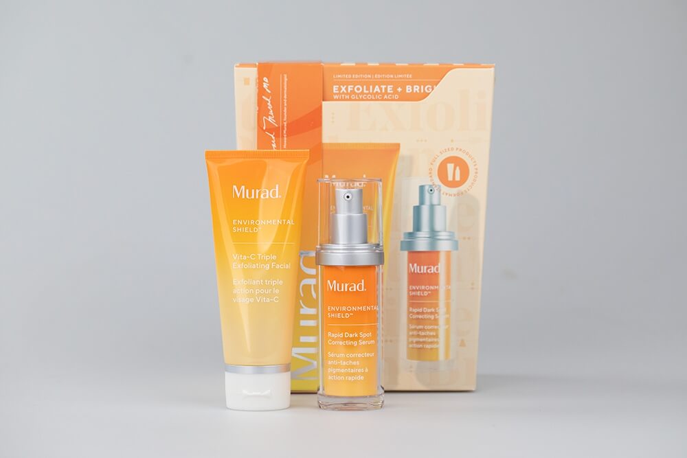 Murad Our Best Skin Brighteners ZESTAW Serum 30 ml + Kuracja złuszczająca 80 ml