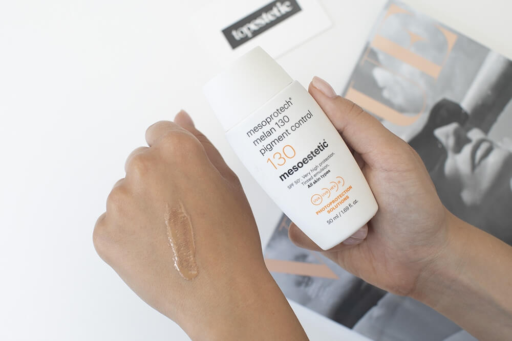 Mesoestetic Mesoprotech Melan 130 SPF 50+ Fluid koloryzujący 50 ml