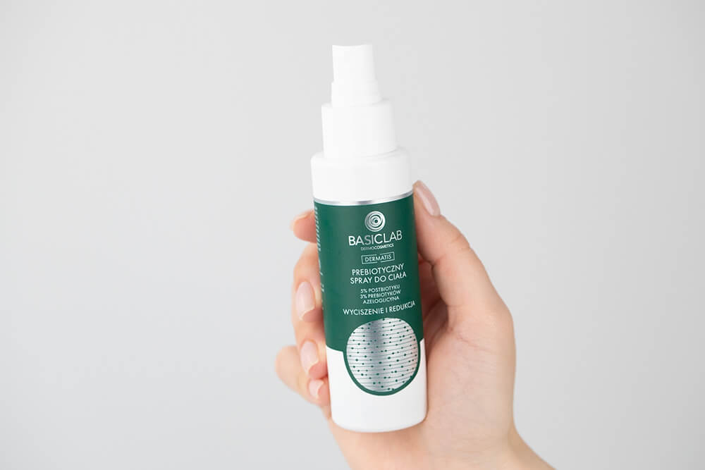 BasicLab Wyciszenie i Balans Prebiotyczny spray do ciała 100 ml