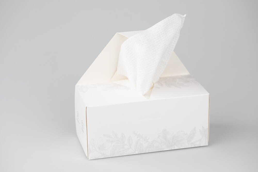 Alkmie Pure Face Towels White Box Jednorazowe ręczniki do twarzy 80 szt