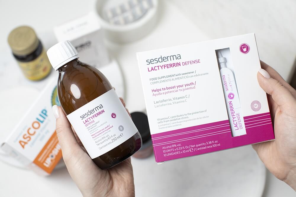 Sesderma Lactyferrin Food Supplement Suplement diety 250 mlSesderma Lactyferrin Food Supplement Ampułki 10 x 10 ml