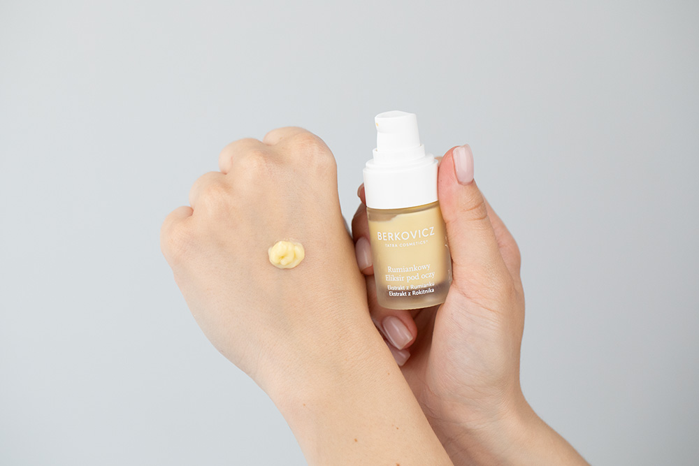 Berkovicz Chamomile Eye Elixir Serum pod oczy na cienie i opuchliznę z rumiankiem 15 ml