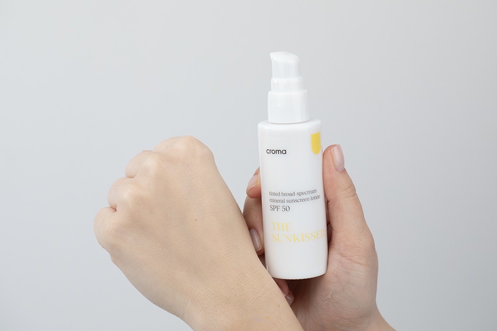 Croma The Sunkissed Mineral Sunscreen SPF 50 Koloryzujący mineralny krem przeciwsłoneczny 50 ml