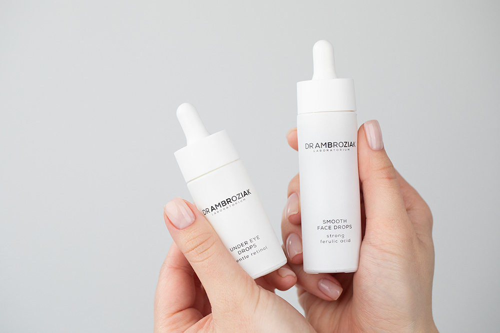 Dr Ambroziak Power Skin Serum Set ZESTAW Serum wygładzające 30 ml + Serum pod oczy z retinolem 15 ml
