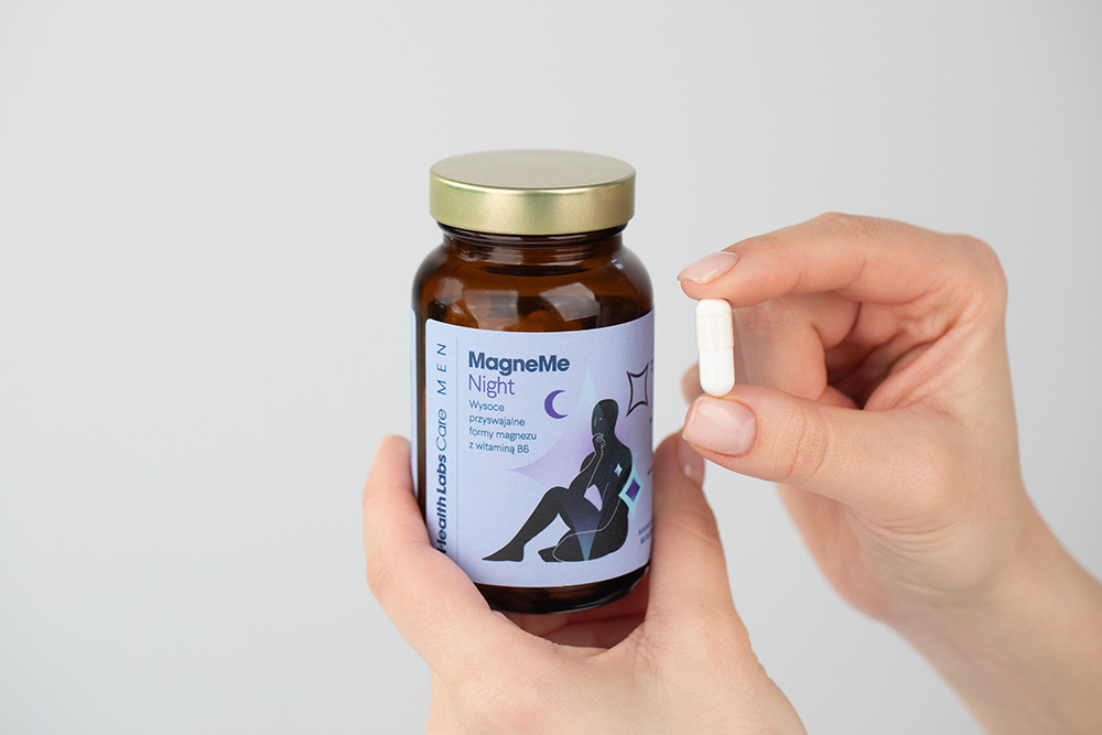 Health Labs Care MagneMe Men Night Magnez z witaminą B6 dla mężczyzn