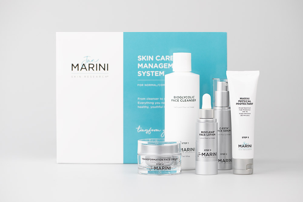 Marini SkinSolutions Skin Care Management System™ Tinted ZESTAW Przeciwzmarszczkowy dla skóry normalnej i mieszanej 1 szt