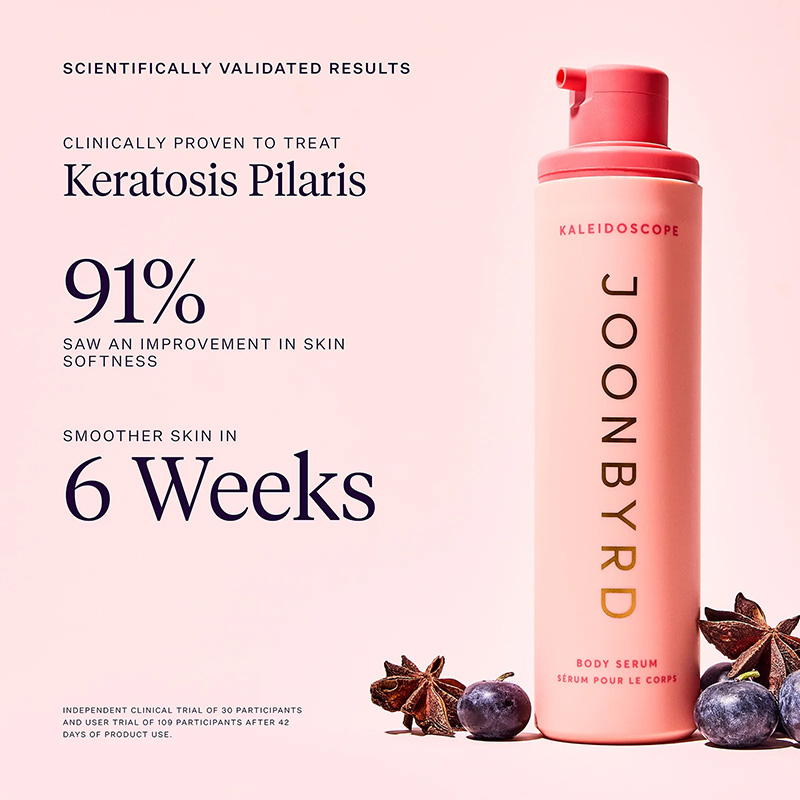 Joonbyrd Kaleidoscope Body Serum Wygładzające serum do ciała o nutach zapachowych drzewa sandałowego, wanilii, jaśminu, peonii i wiśni 100 ml