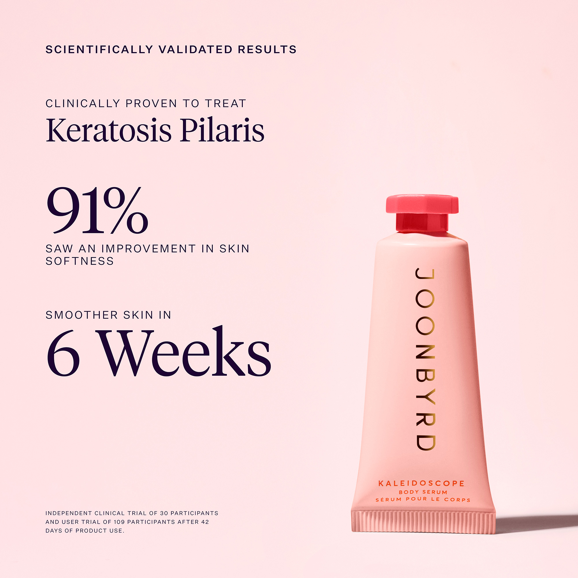 Joonbyrd Kaleidoscope Body Serum Wygładzające serum do ciała o nutach zapachowych drzewa sandałowego, wanilii, jaśminu, peonii i wiśni 15 ml