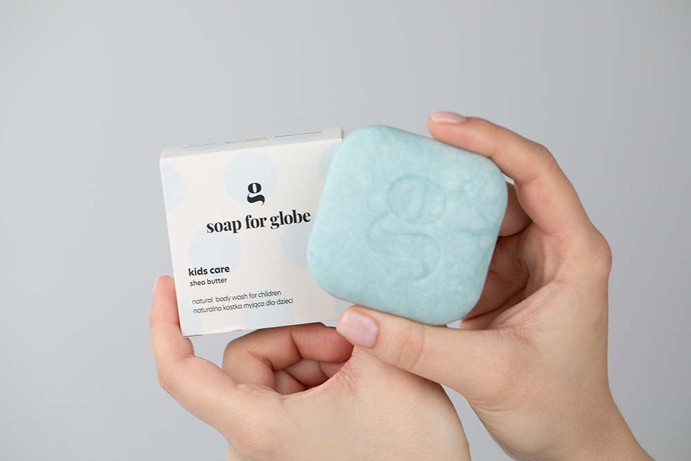 Soap For Globe Kids Care Kostka myjąca dla dzieci 1 szt.
