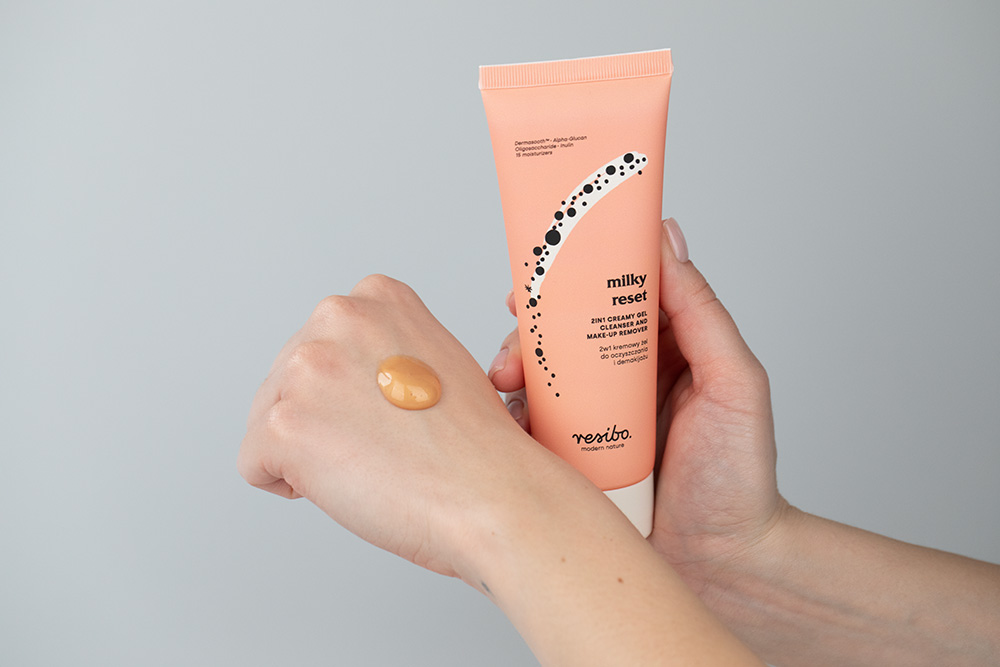 Resibo Milky Reset 2 w 1 kremowy żel do oczyszczania i demakijażu 100 ml