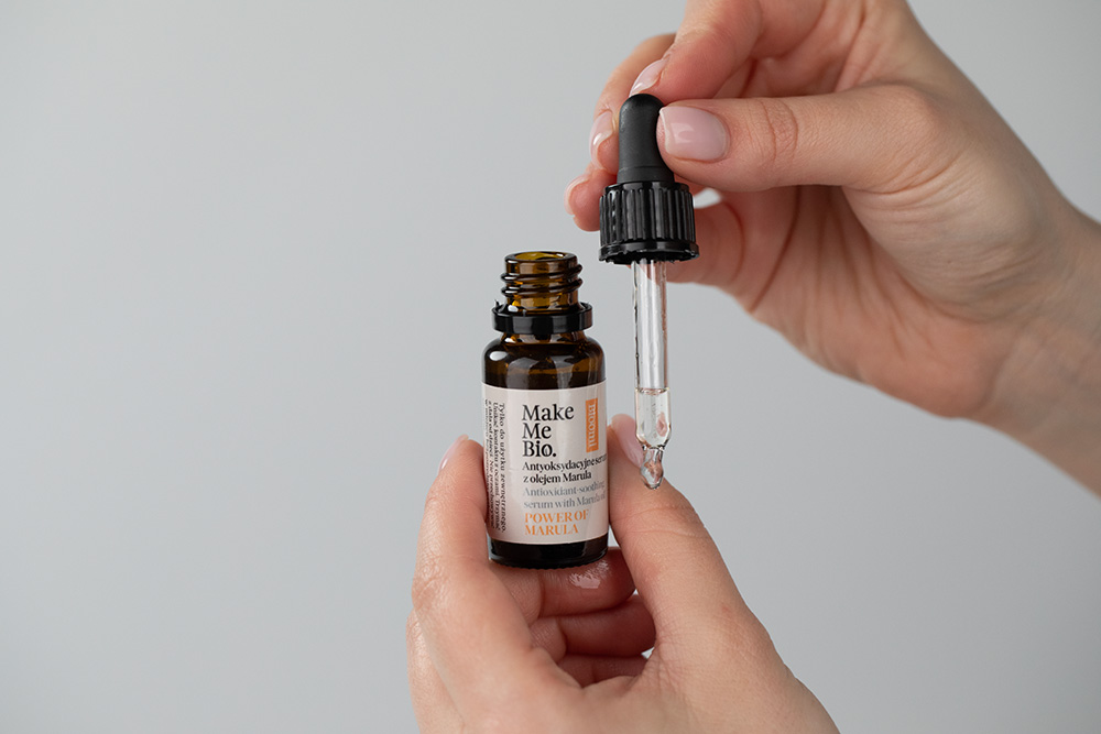 Make Me Bio Power of Marula Antyoksydacyjne serum łagodzące z olejem Marula 15 ml