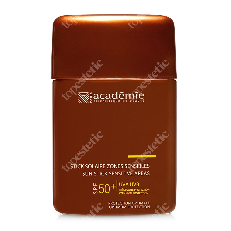 Academie Stick Solaire Zones Sensibles SPF 50+ Sztyft do wrażliwych miejsc i na usta 10 ml