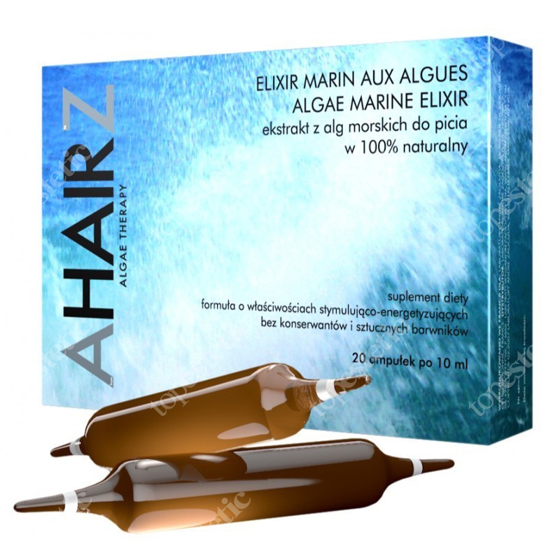 Andre Zagozda Algae Marine Elixir - Diet Ekstrakt z alg morskich do picia 100% naturalny, 20x10 ml